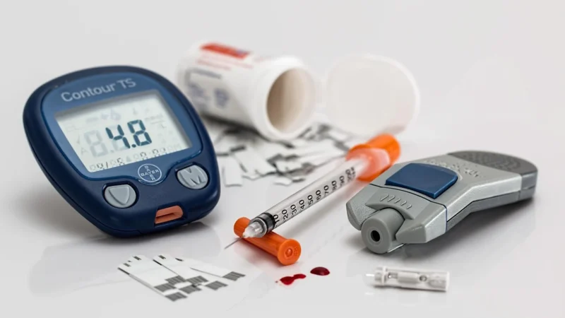 Diagnosis Abra Smart Zestaw Do Pomiaru Poziomu Glukozy We Krwi, Biały