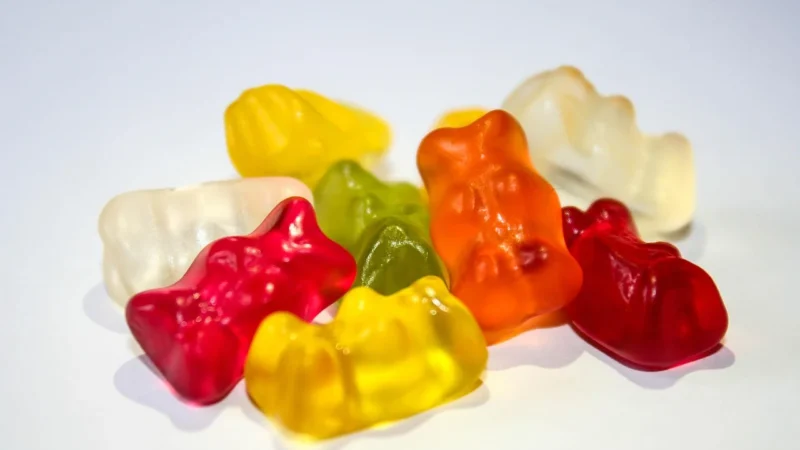 Jelly Prohair, żelki, misie na włosy z sokiem pomarańczowym, 270 g