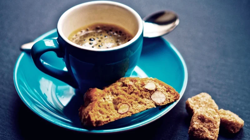 Tescoma Filiżanka do espresso z podstawką myCOFFEE 6 szt. Deep blue (38772000)